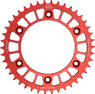 JT SPROCKETS Rear Sprocket - Honda - Red - 42 Tooth JTA210.42RED