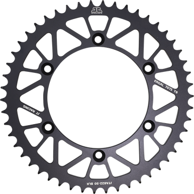 JT SPROCKETS Rear Sprocket - 520 - Black - 50 Tooth JTA822.50BLK