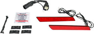 CUSTOM DYNAMICS Saddlebag Light - Red CD-LATCH-DC-R