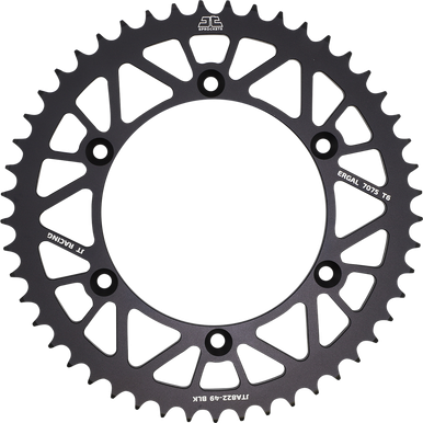 JT SPROCKETS Rear Sprocket - 520 - Black - 48 Tooth JTA822.48BLK