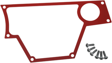 MOOSE UTILITY Large Dash Plate - Right - Red - RZR 100-4373-PU