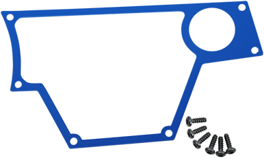 MOOSE UTILITY Large Dash Plate - Right - Blue - RZR 100-4372-PU