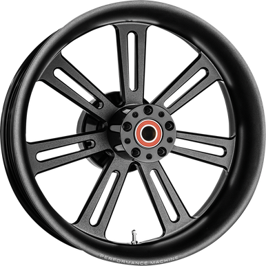 PERFORMANCE MACHINE (PM) Sierra Wheel - Rear/Single Disc - ABS - Black - 18" x 5.50" 12697814RSRRSMB