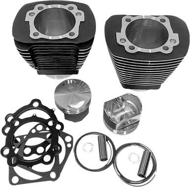 REVOLUTION PERFORMANCE, LLC Cylinder Kit - 85" - Black with Highlighted Fins RP201-212W
