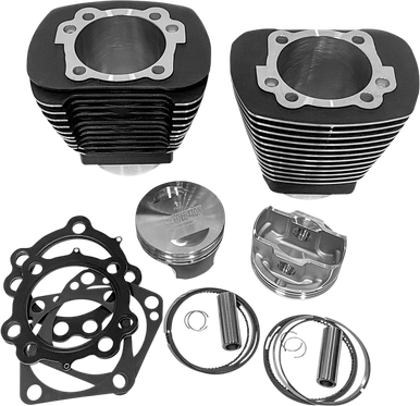 REVOLUTION PERFORMANCE, LLC Cylinder Kit - 109" - Black with Highlighted Fins RP201-216W