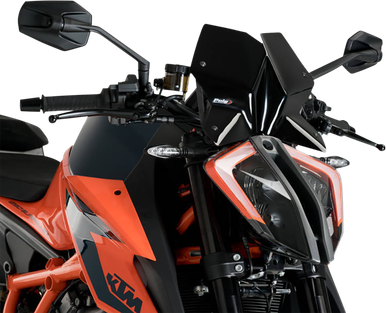 PUIG HI-TECH PARTS New Generation Windscreen - Black 20425N