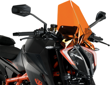 PUIG HI-TECH PARTS New Generation Windscreen - Orange 20461T