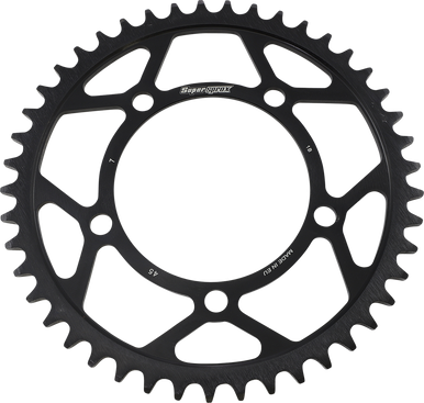 SUPERSPROX Sprocket - Rear - Steel - Black - 45 Tooth RFE-7-45-BLK