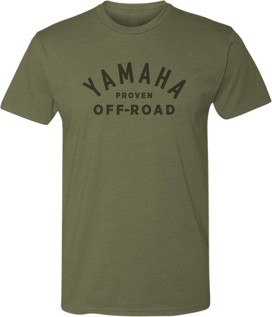 YAMAHA APPAREL Yamaha Proven Off-Road T-Shirt - Olive Green - Small NP21S-M1800-S