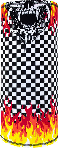 ZAN HEADGEAR Motley Tube‚Â Sportflex‚Â Neck Tube - Checkerd Flames TL450