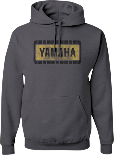 YAMAHA APPAREL Yamaha Retro Hoodie - Charcoal - XL NP21S-M1971-XL