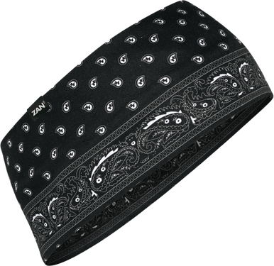 ZAN HEADGEAR SportFlex‚Â Headband - Black Paisley HBL101