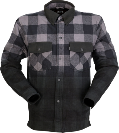 Z1R Duke Ombre Shirt - Gray/Black - Large 2840-0159