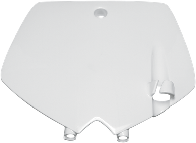 UFO Front Number Plate - White - KTM KT03071-041