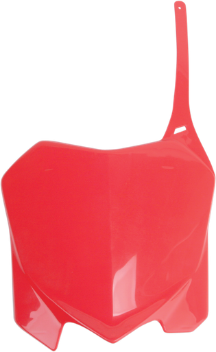 UFO Front Number Plate - Red - Honda HO04639-070