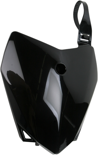 UFO Front Number Plate - Black - Kawasaki KA04718-001