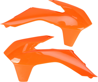 UFO Radiator Shrouds - Orange - KTM KT04052-127