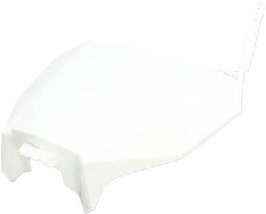 UFO Front Number Plate - White - Honda HO04686-041