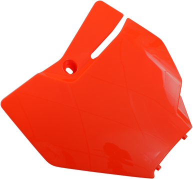 UFO Front Number Plate - Fluorescent Orange - KTM KT04087-FFLU