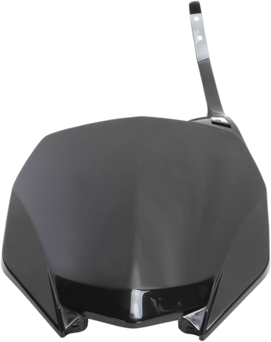 UFO Front Number Plate - Black - Yamaha YA04860-001