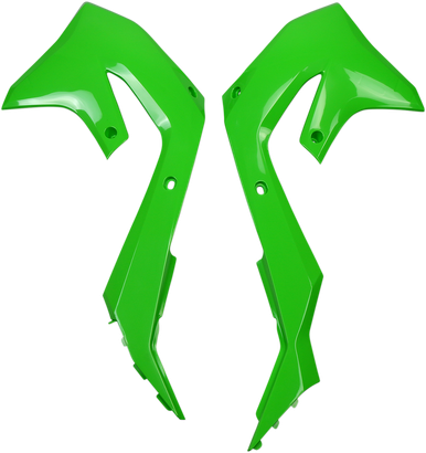 UFO Radiator Shroud - Green - KXF KA04751026