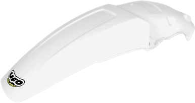 UFO MX Rear Fender - White - Suzuki SU02905041