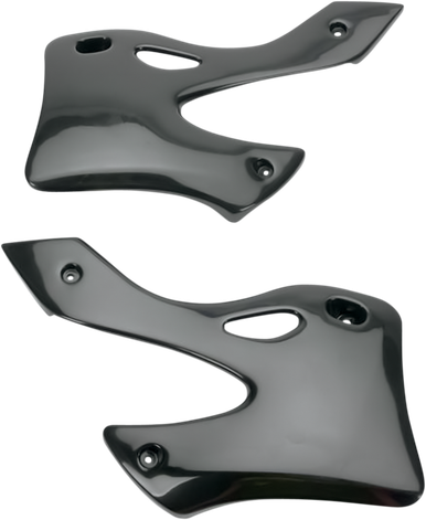 UFO Radiator Shroud - Black - KX KA03720001