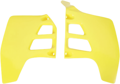 UFO Radiator Shrouds - RM Yellow -RM125 SU02908101