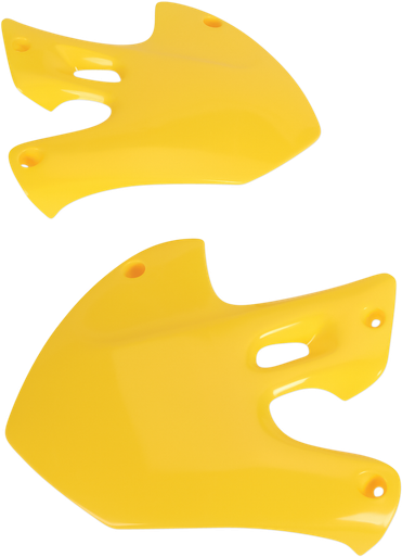 UFO Radiator Shrouds - RM Yellow -RM SU03903101