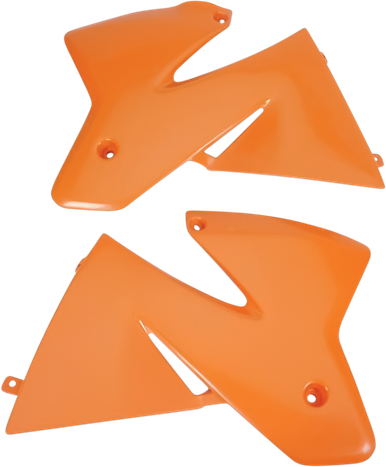 UFO Radiator Shrouds - KTM Orange - KTM KT03040127