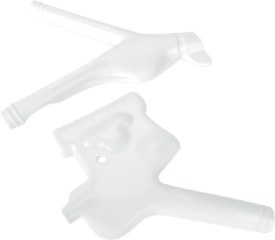 UFO Frame Guard - White - Honda HO02685041