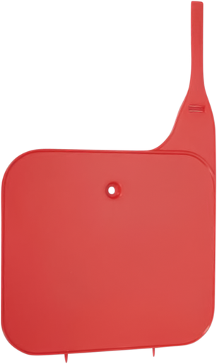 UFO Front Number Plate - Red - Honda HO02607061