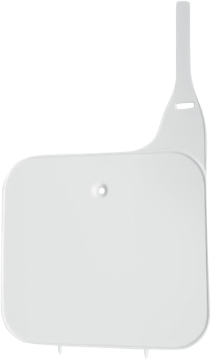 UFO Front Number Plate - White - Honda HO02607041