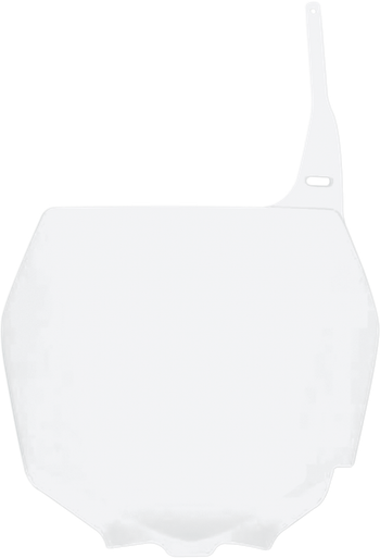 UFO Front Number Plate - White - Suzuki SU03989041
