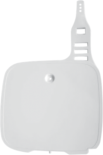 UFO Front Number Plate - White - Yamaha YA02805046