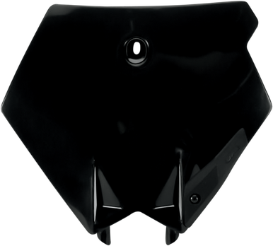 UFO Front Number Plate - Black - KTM KT03075-001