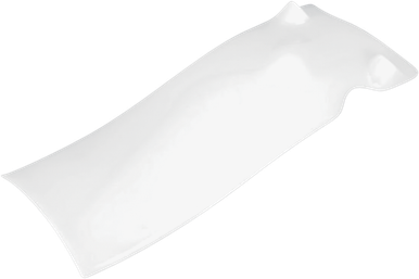 UFO Rear Mud Plate - White - CRF250 HO04608-280