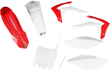 UFO Replacement Body Kit - OE Red/White - Honda HOKIT116-999