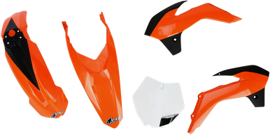 UFO Replacement Body Kit - OEM Orange/White/Black - KTM KTKIT514-999