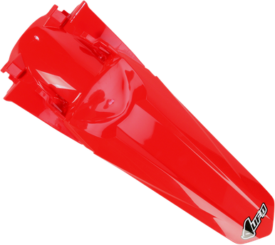 UFO MX Rear Fender - Red - Honda HO04660-070