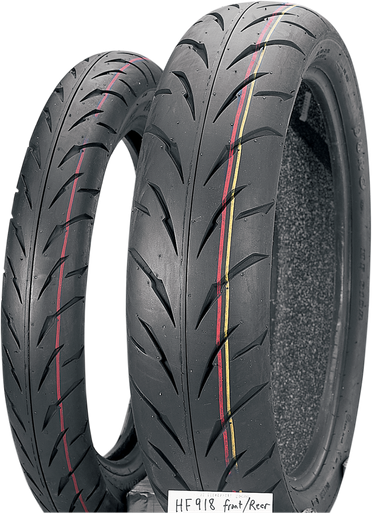 DURO Tire - Sport - HF918 - 130/80-18 - Rear 25-91818-130