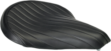 BILTWELL Solo Seat - Black - Tuck and Roll 4001-105