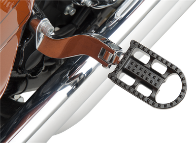 BILTWELL Mushman Footpegs - Black 7002-201-01