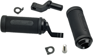 BILTWELL Norman Step Foot Pegs - Black 7004-204-02