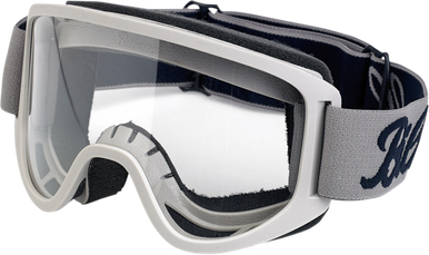 BILTWELL Moto 2.0 Goggles - Script - Titanium 2101-5301-013