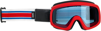 BILTWELL Overland 2.0 Goggles - Racer - Red/White/Blue 2111-5605-007