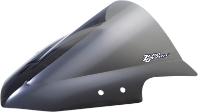 ZERO GRAVITY Double Bubble Windscreen - Smoke - Ninja 300 16-282-02