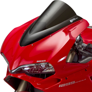 ZERO GRAVITY Double Bubble Windscreen - Smoke - Panigale 1299 16-739-02