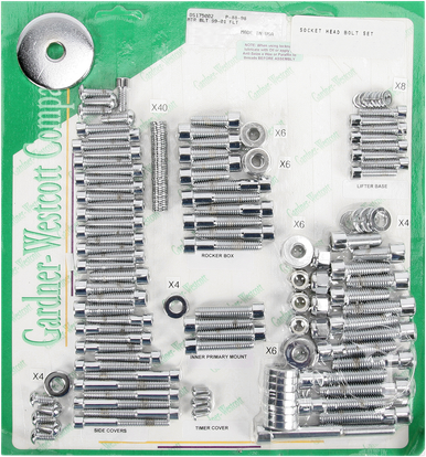 GARDNER-WESTCOTT Motor Bolt Set - '99-'06 FLT P-88-98