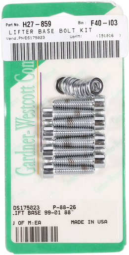 GARDNER-WESTCOTT Lifter Base - '99-'17 Twin Cam P-88-26